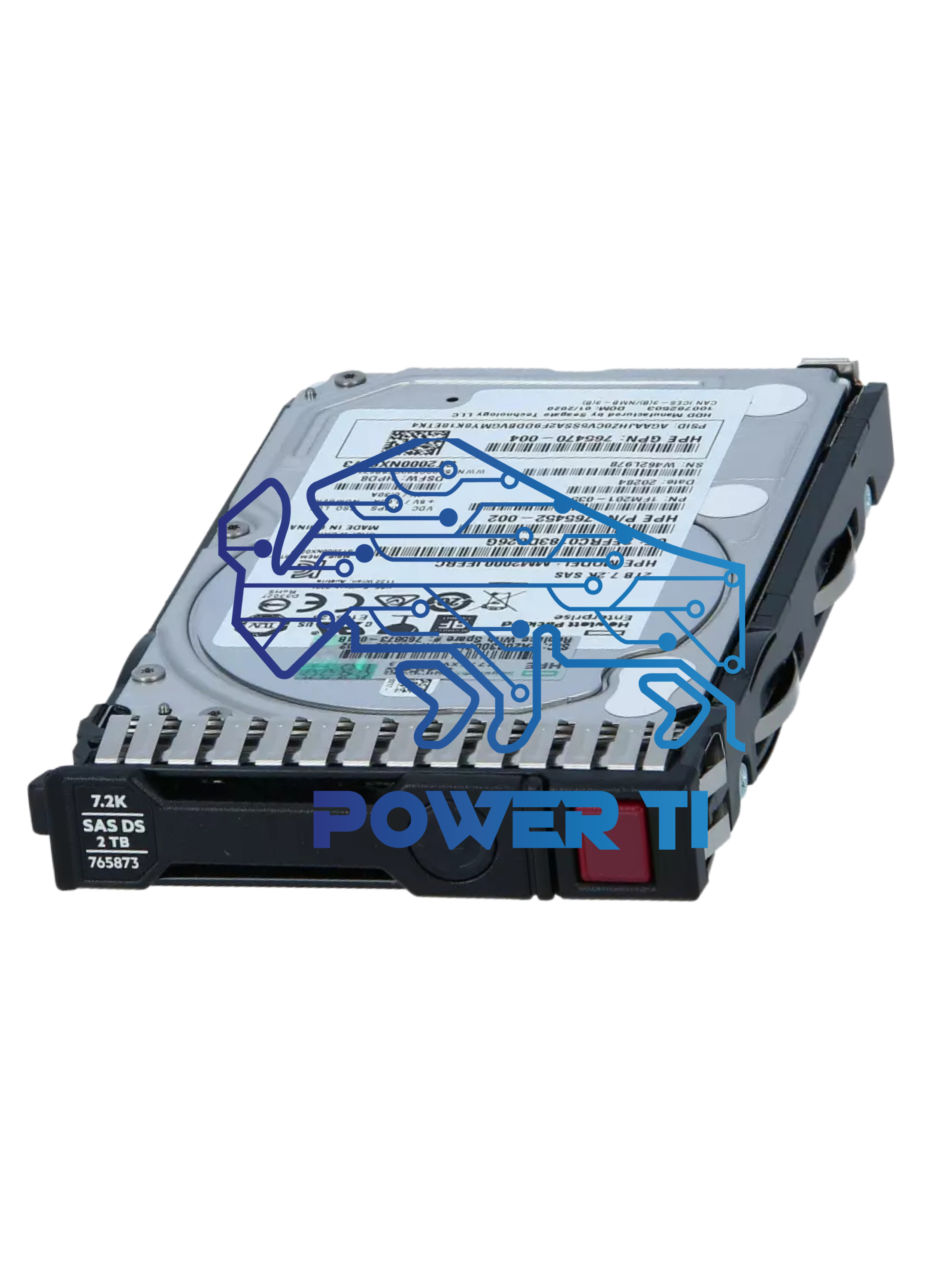Disco Duro HP 2TB 12G SAS 7.2K 2.5in 512e SC HDD | 765466-B21 765873-001