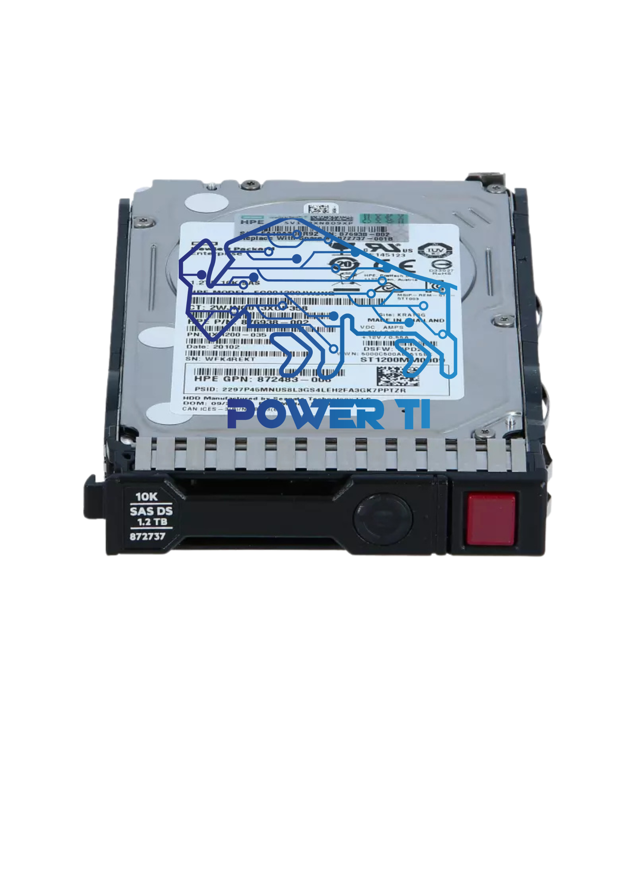 Disco Duro HPE 1.2TB SAS 10K SFF SC DS HDD | 872479-B21 872737-001