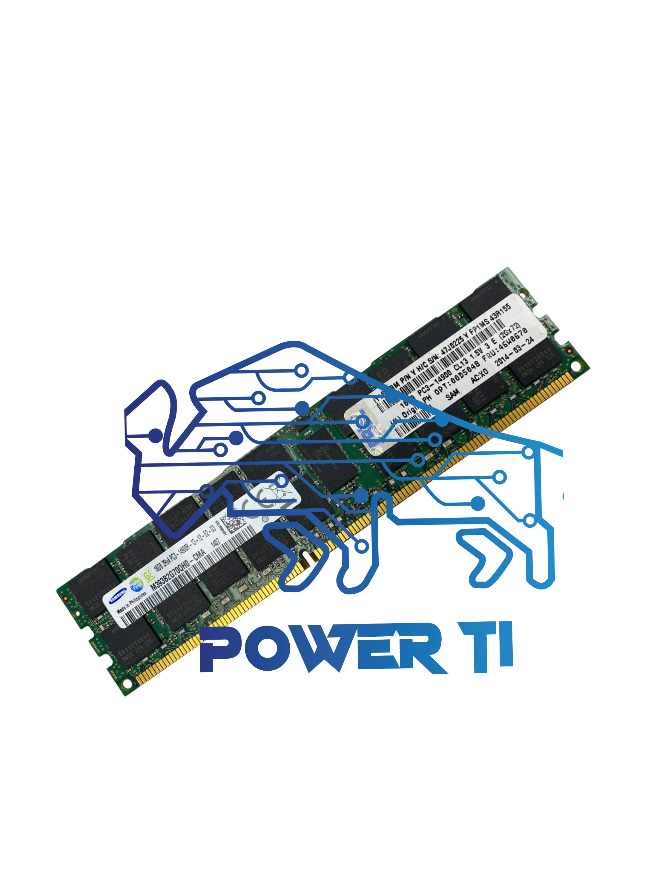 LENOVO MEMORIA SERVIDOR 16GB PC3-14900R RDIMM | 00D5048 46W0670