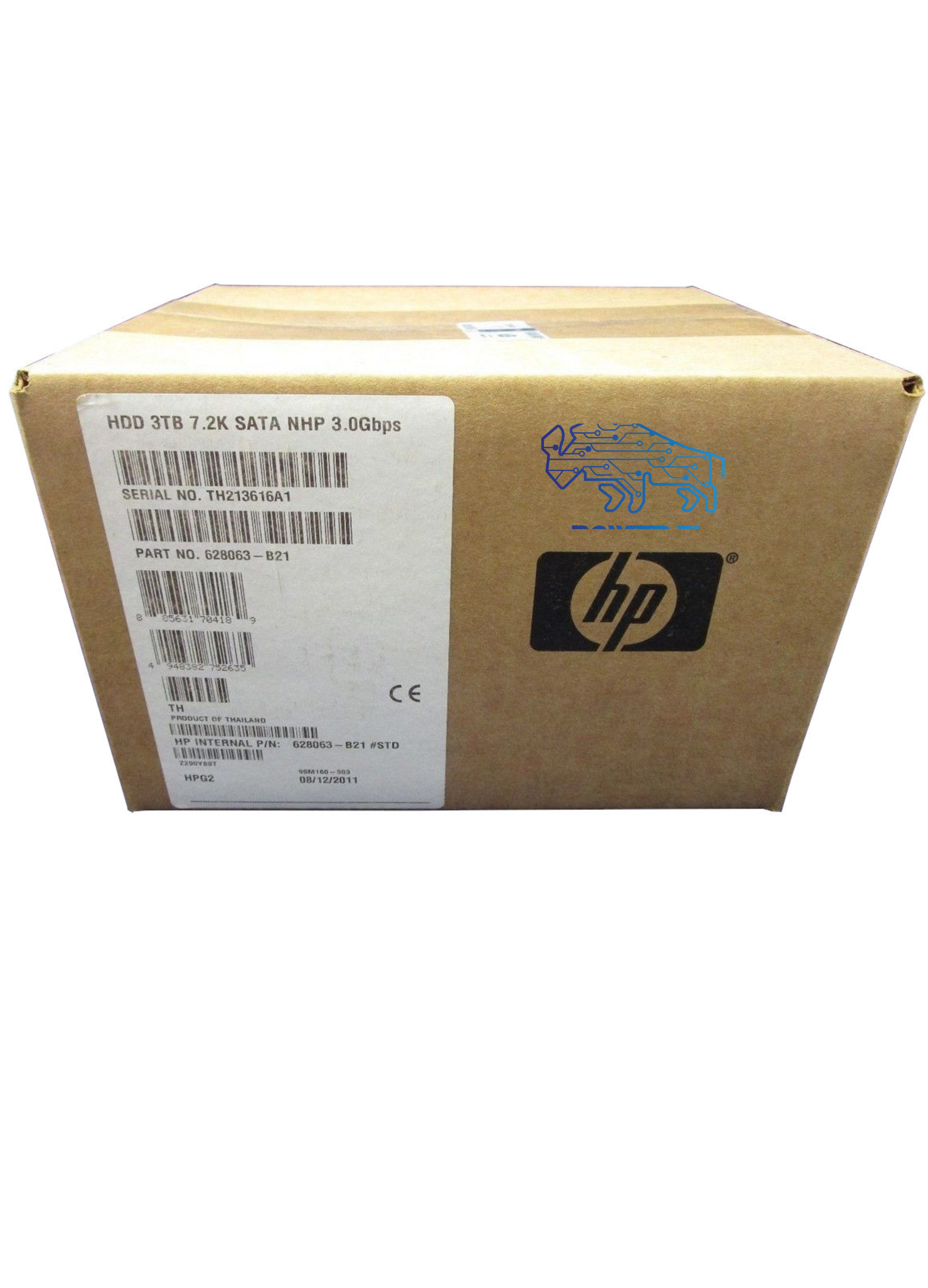 Disco Duro HPE 3TB SATA 3G 7.2K 3.5 LFF Midline NonHotPlug | 628063-B21  628181-001