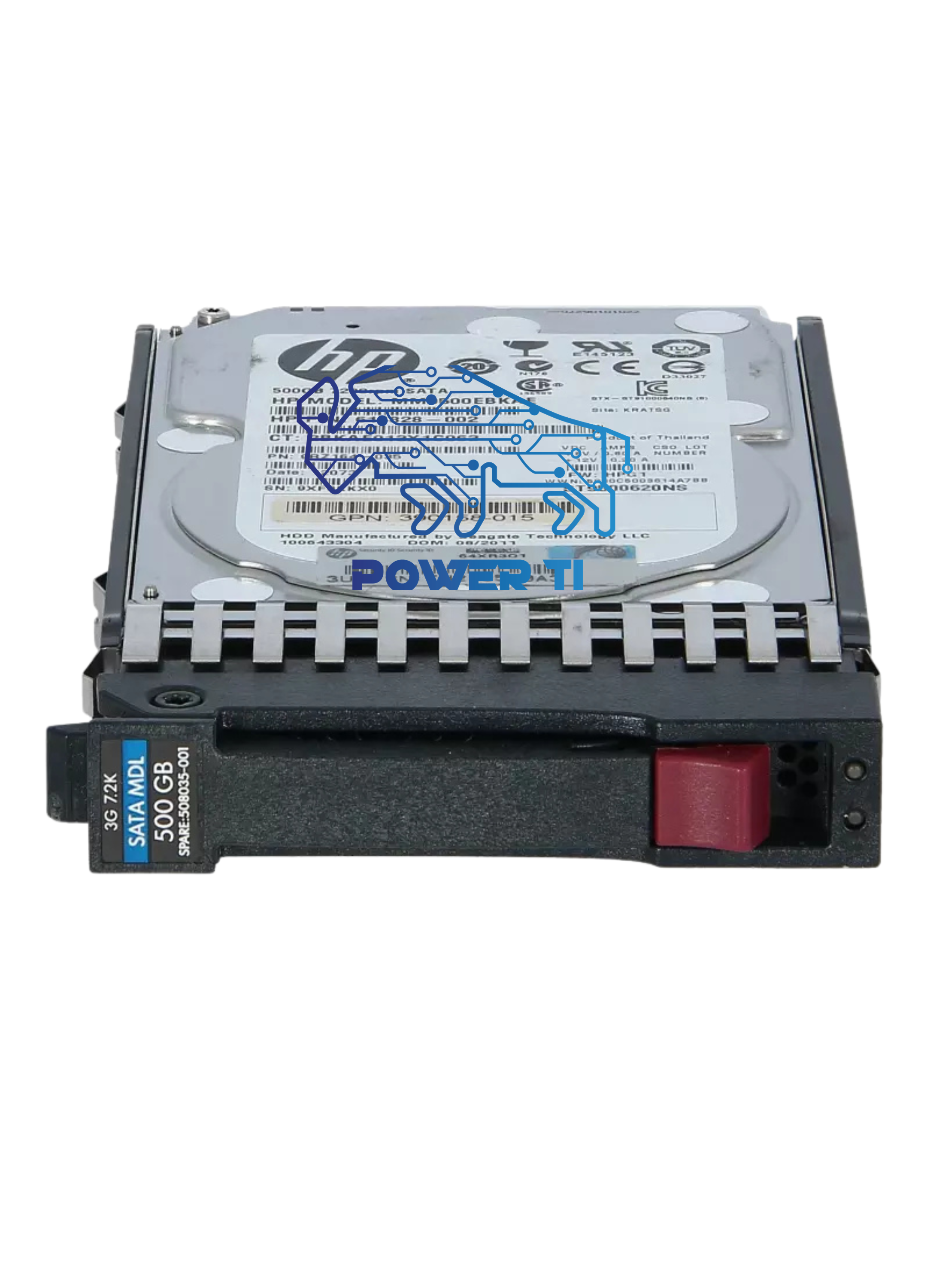 Disco Duro HP 500 GB 7.2K SATA 2.5" MDL, 3G, SP | 507750-B21  508035-001