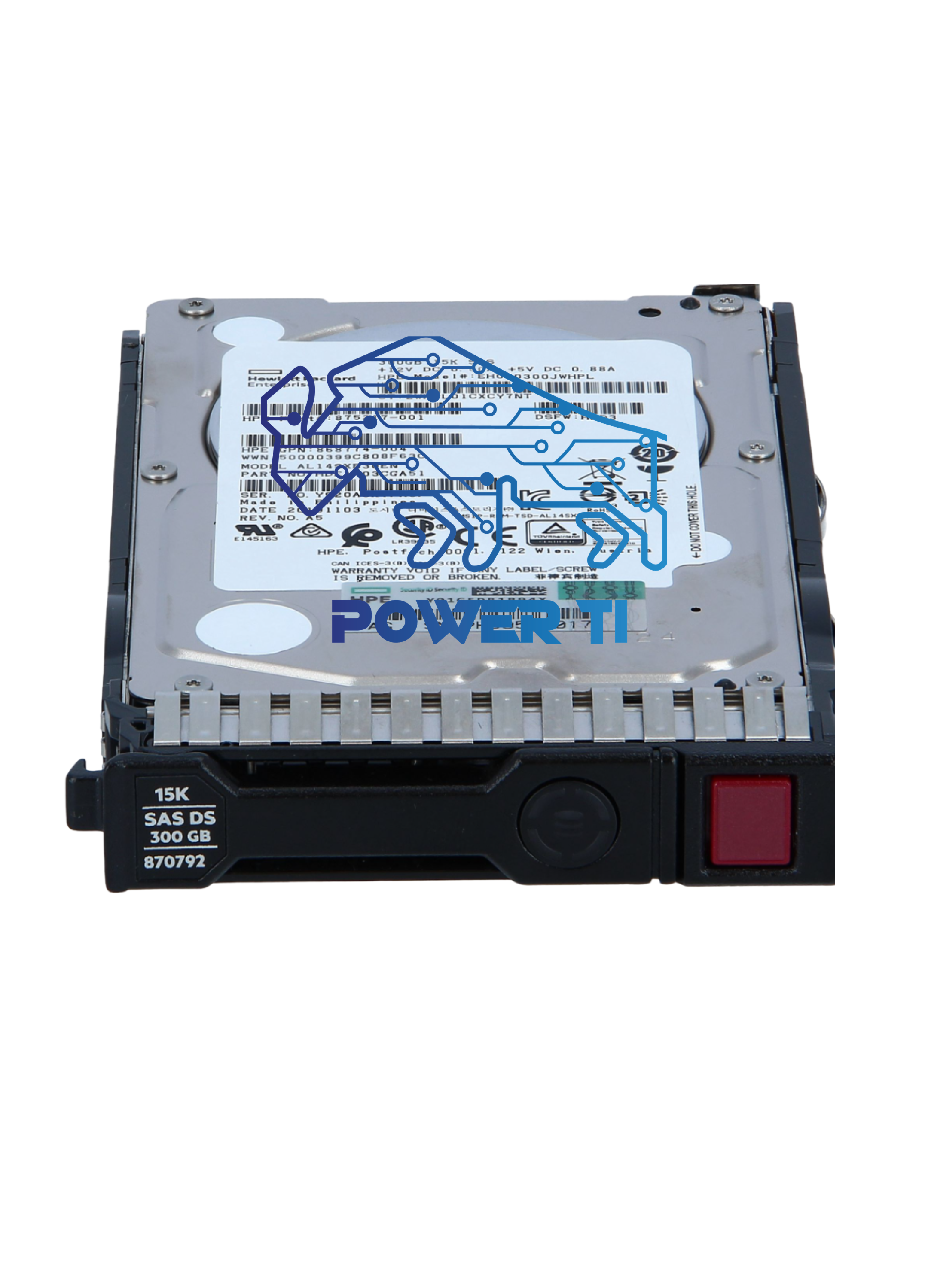 Disco Duro HPE 300GB SAS 15K SFF SC DS HDD | 870753-B21 870792-001