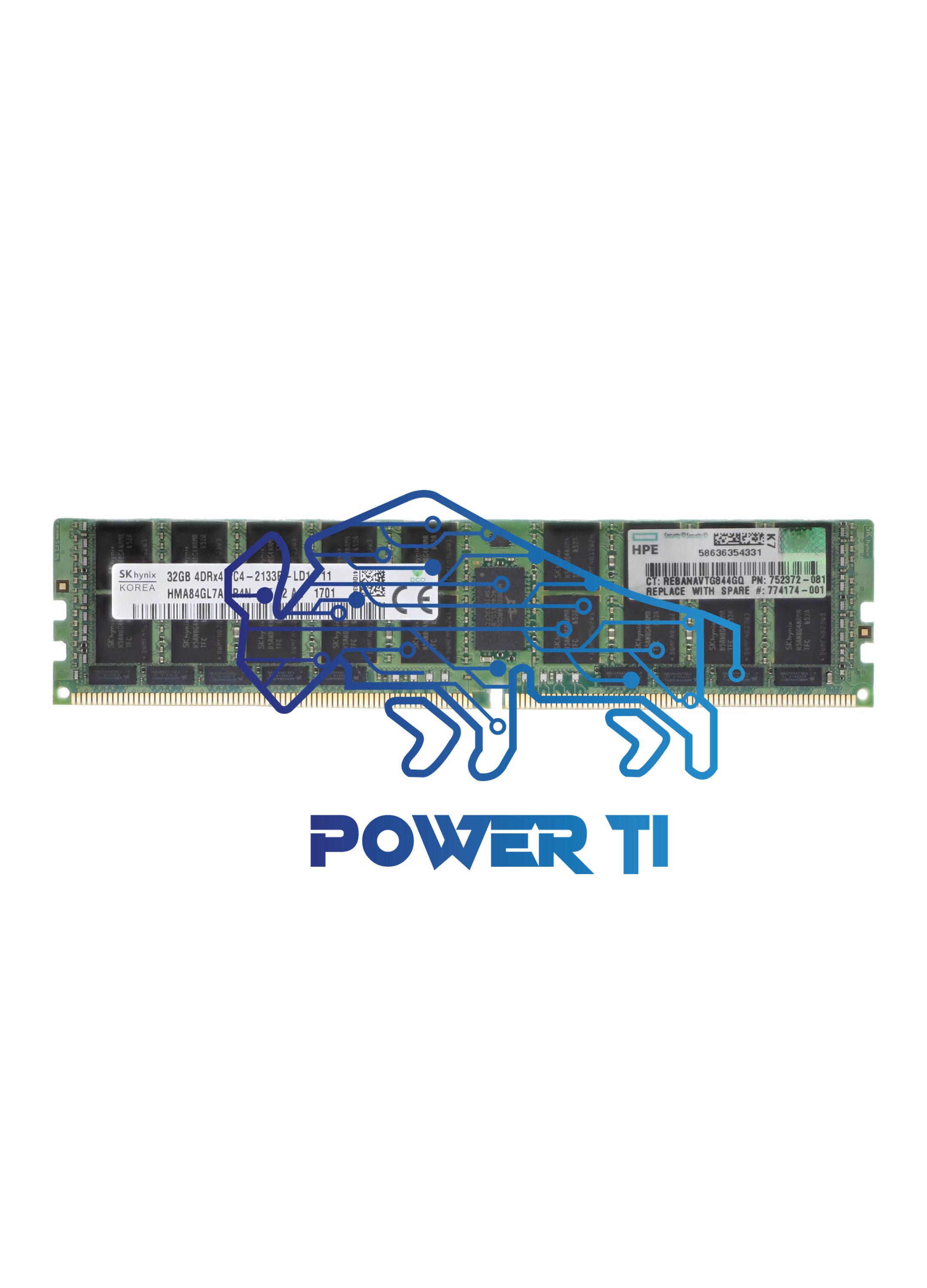 HP Memoria Proliant 32GB PC4-2133P LRDIMM | 726722-B21 774174-001 752372-081