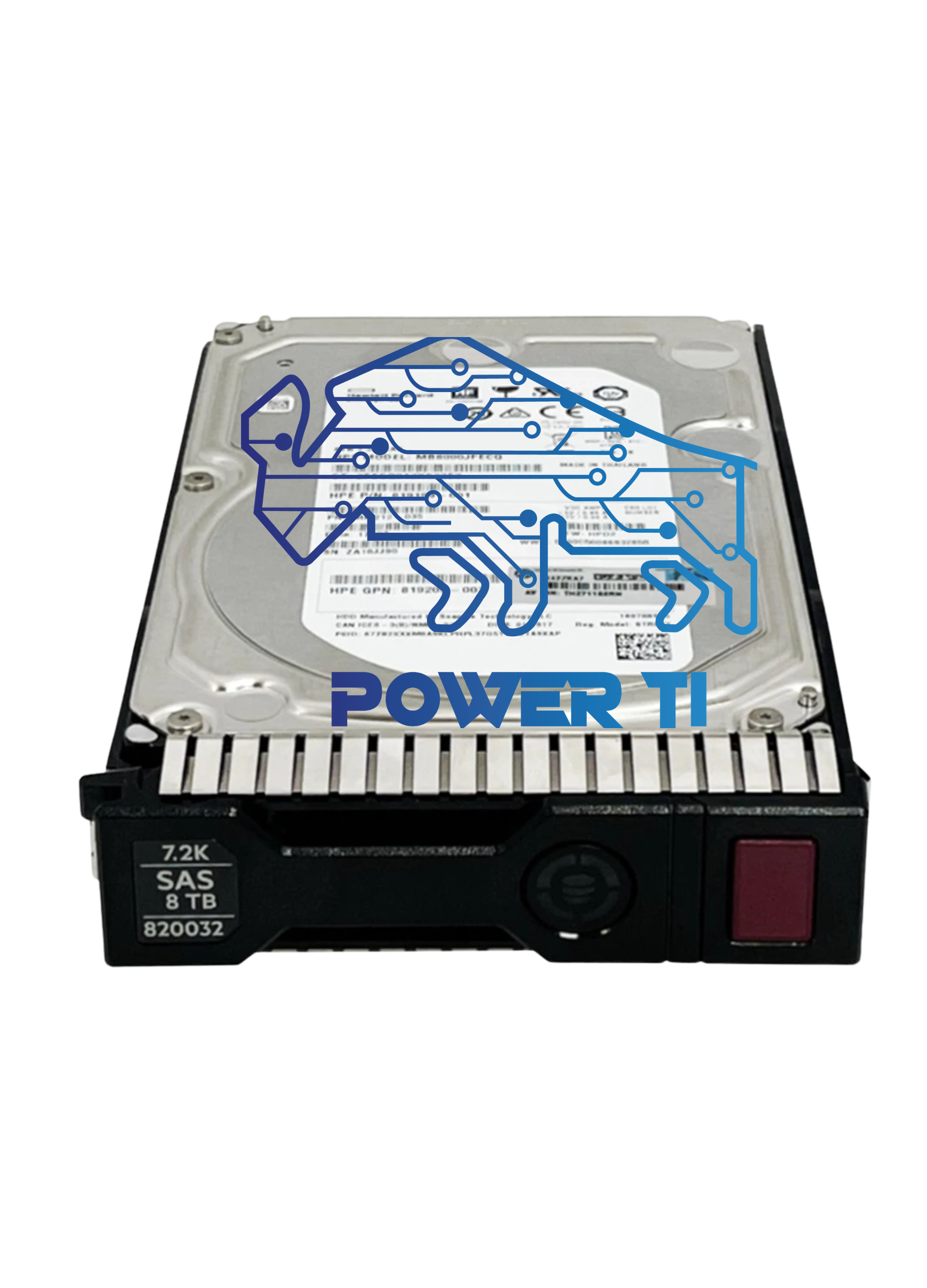 Disco Duro HPE 8TB SAS 7.2K LFF SC 512e DS HDD | 819201-B21 820032-001