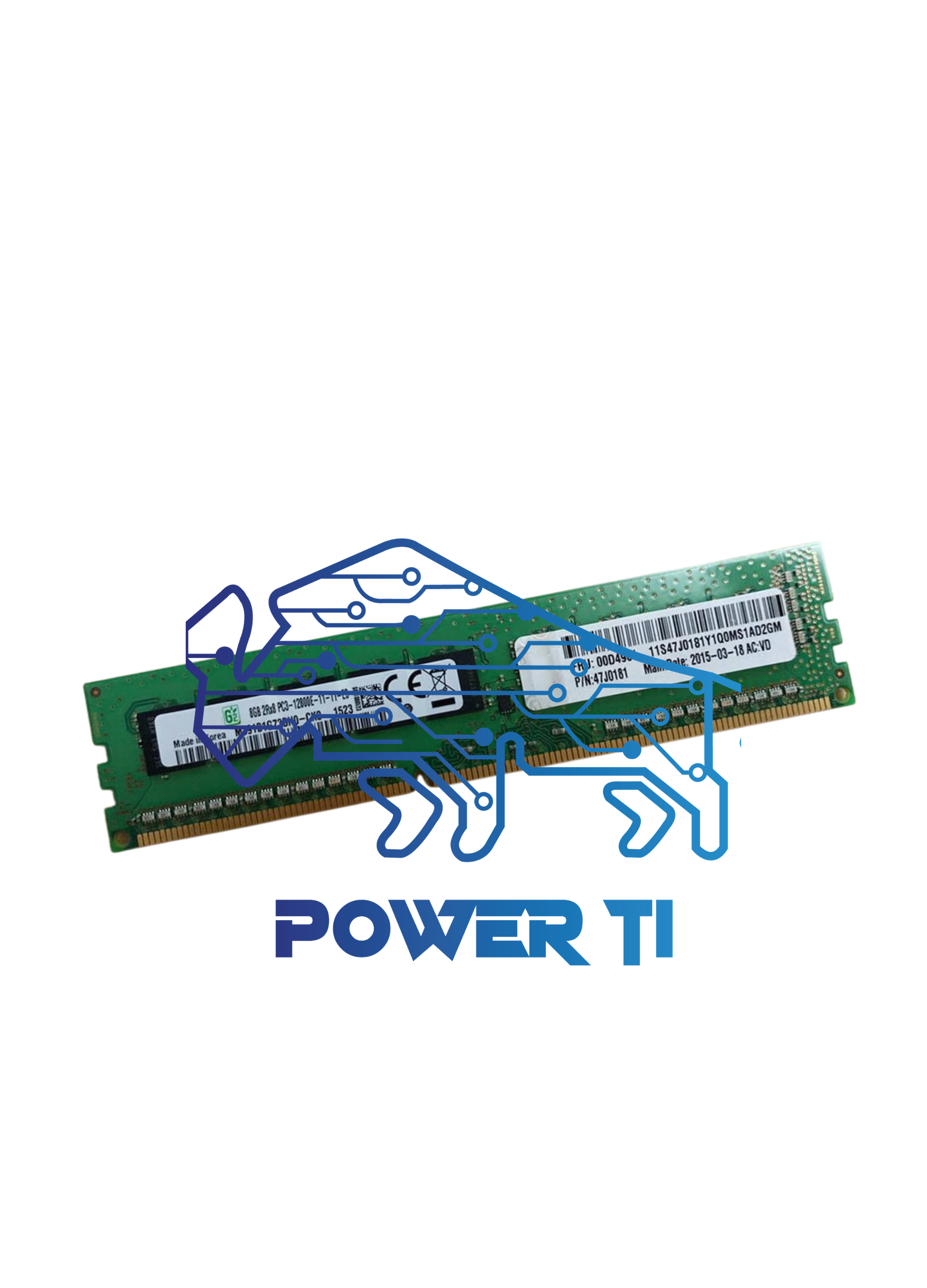 Lenovo IBM Memoria 8gb DDR3 PC3-12800 Cl11 Ecc UDIMMM | 00D4959 00D4961 47J0181
