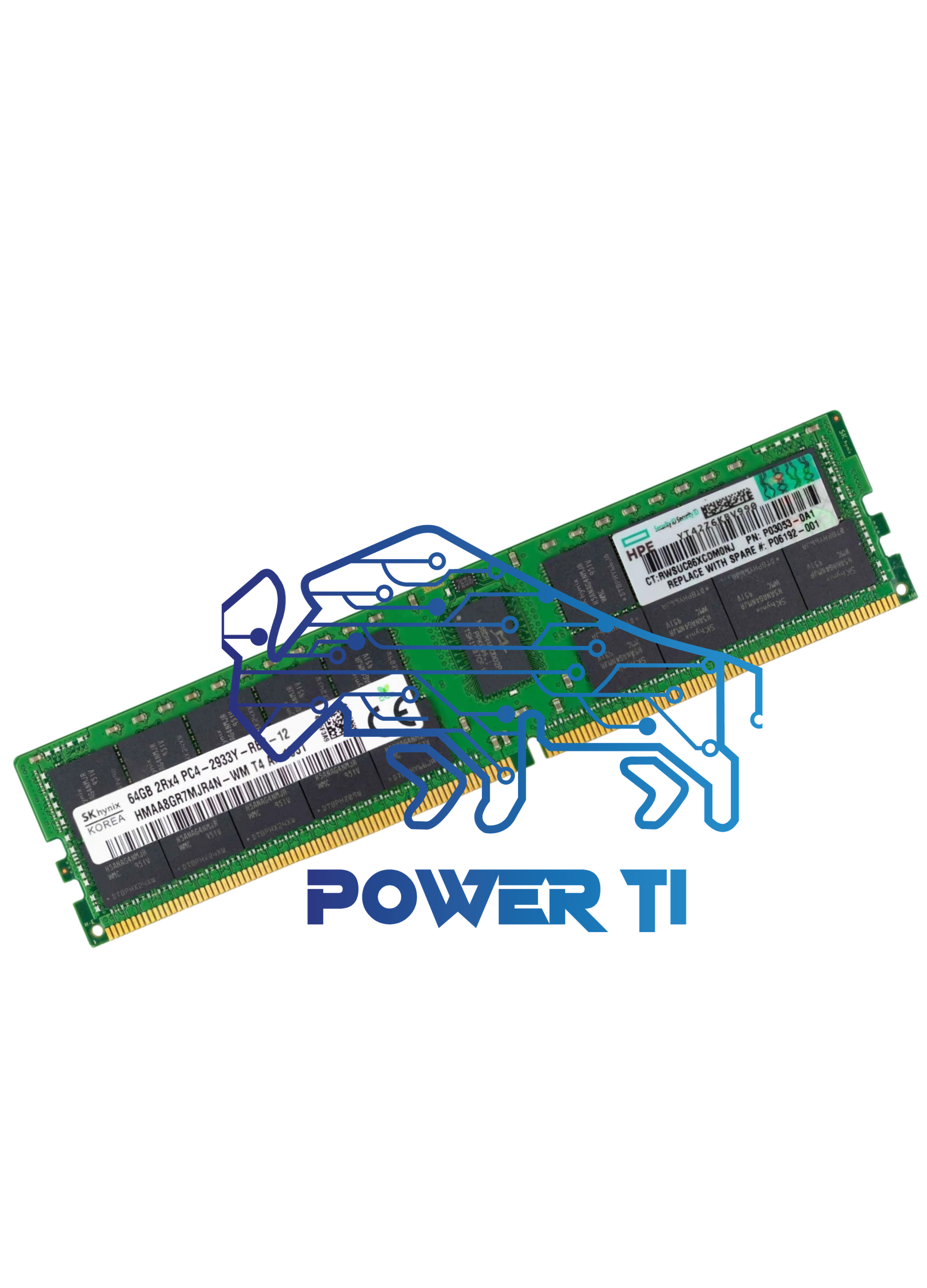 HPE Memoria Proliant 64gb PC4-2933Y RDIMM | P00930-B21 P03053-0A1 P06192-001