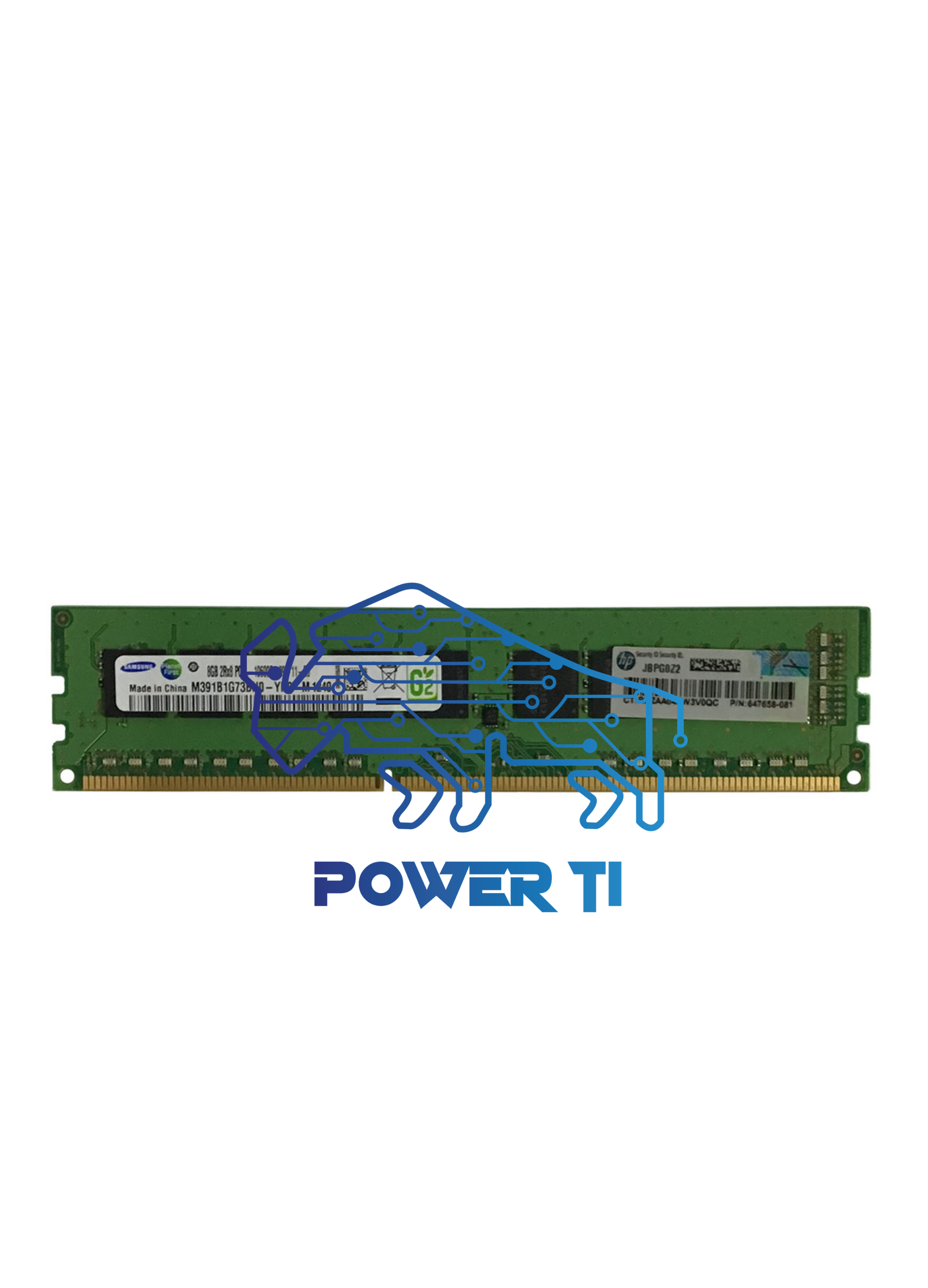 HP Memoria Proliant 8GB PC3L-10600E ECC UDIMMM | 647909-B21 664696-001 647658-081
