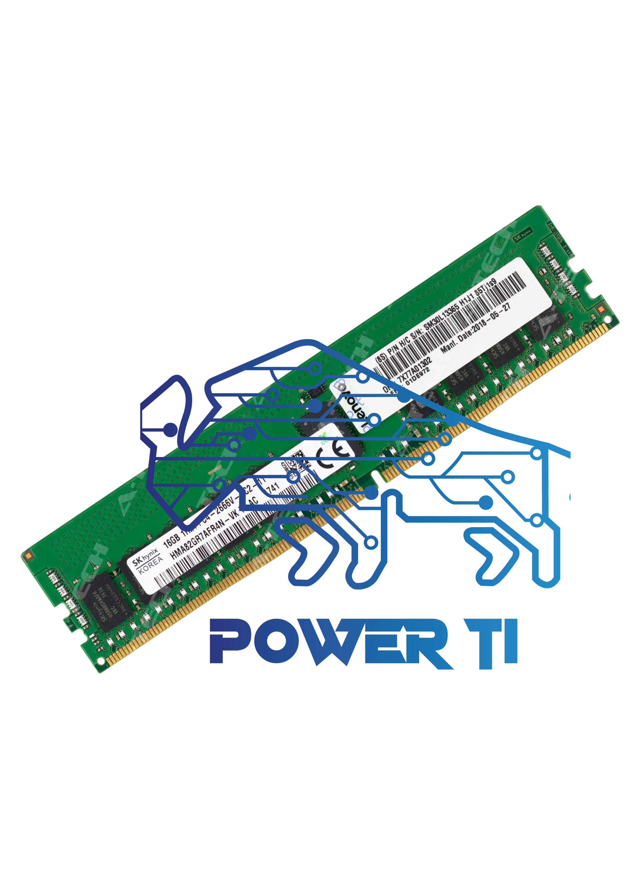 Lenovo Memoria Thinksystem 16gb PC4-2666V RDIMM | 7X77A01302 01DE972