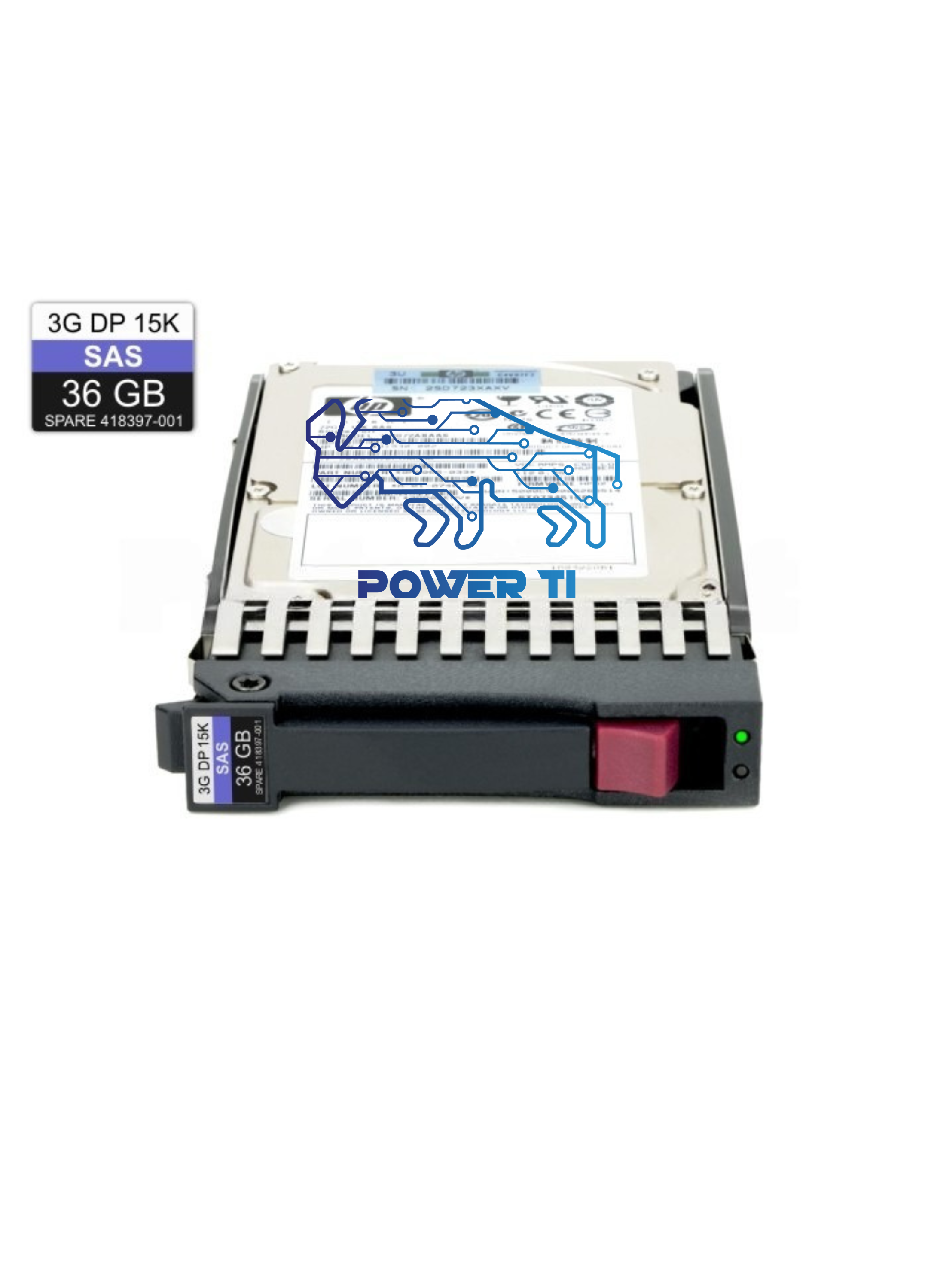 Disco duro HPE HDD 36GB SAS 3G 15K 2.5 SFF DualPort HotPlug | 418369-B21 418397-001