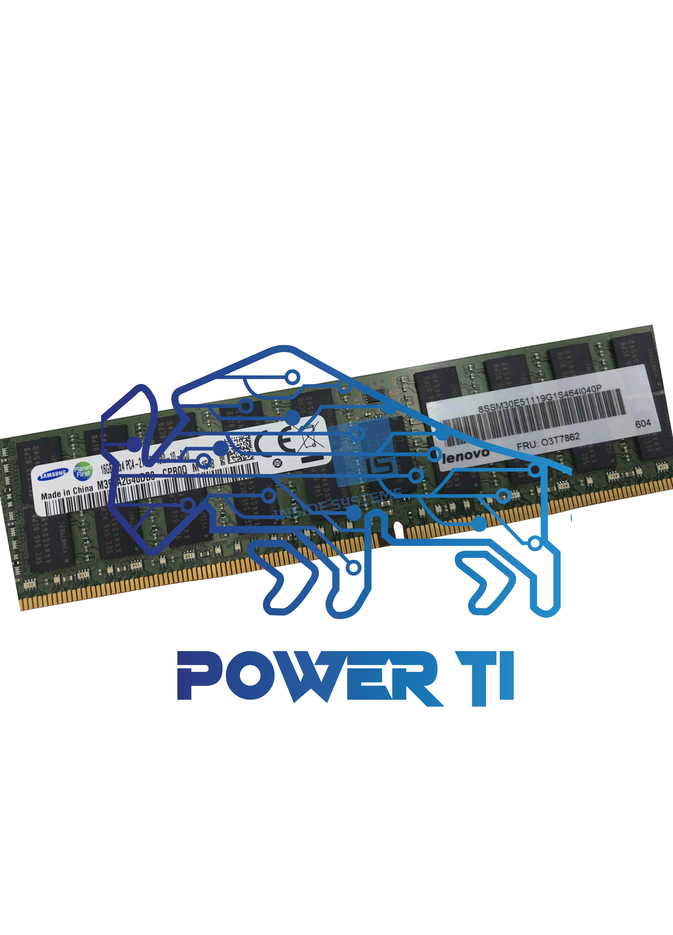 Lenovo Memoria 16GB PC4-17000P-R 2133MHZ RDIMM | 03T7862