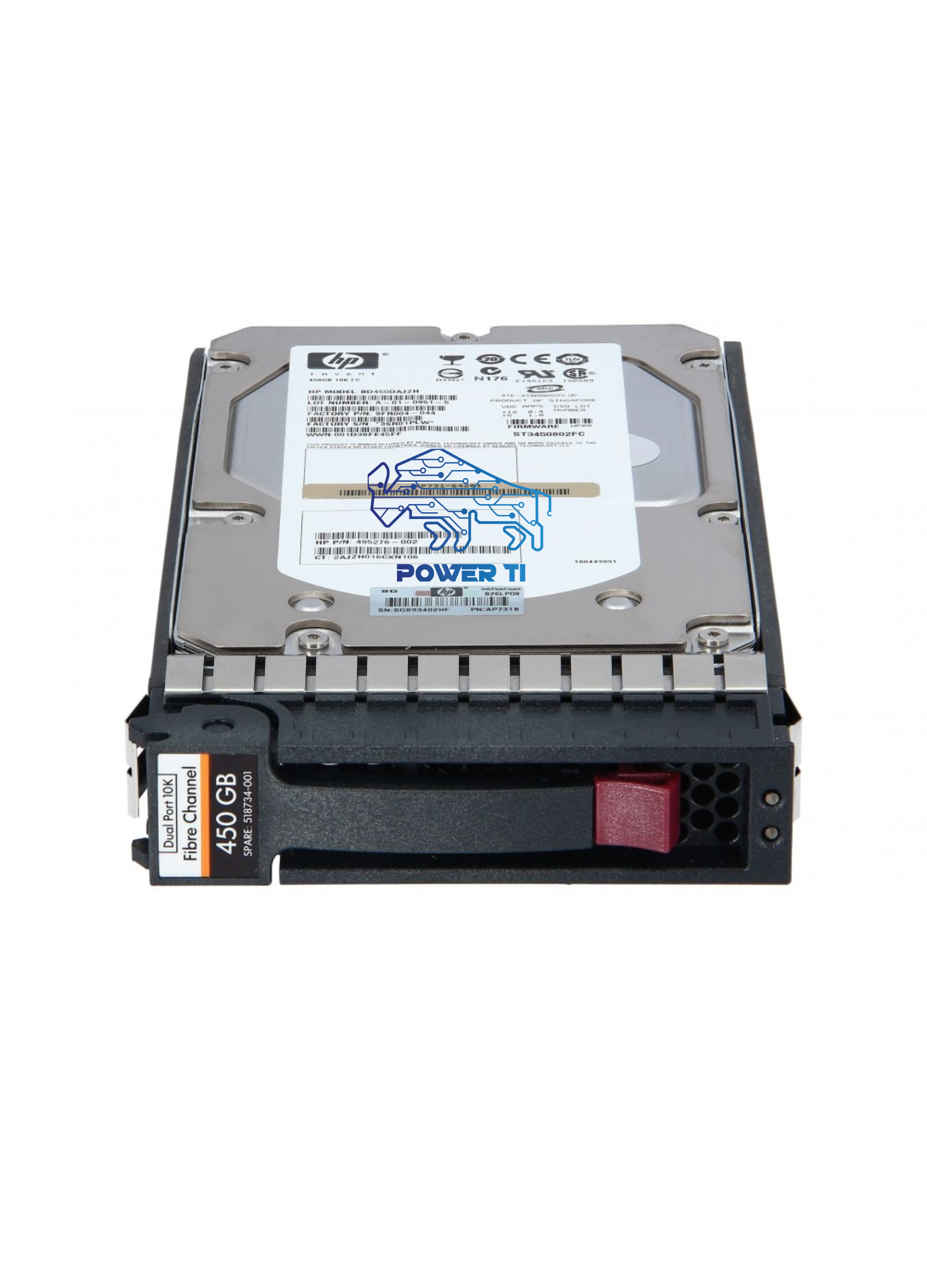 Disco Duro, 450GB 10K FC EVA M6412 | AP731A 518734-001