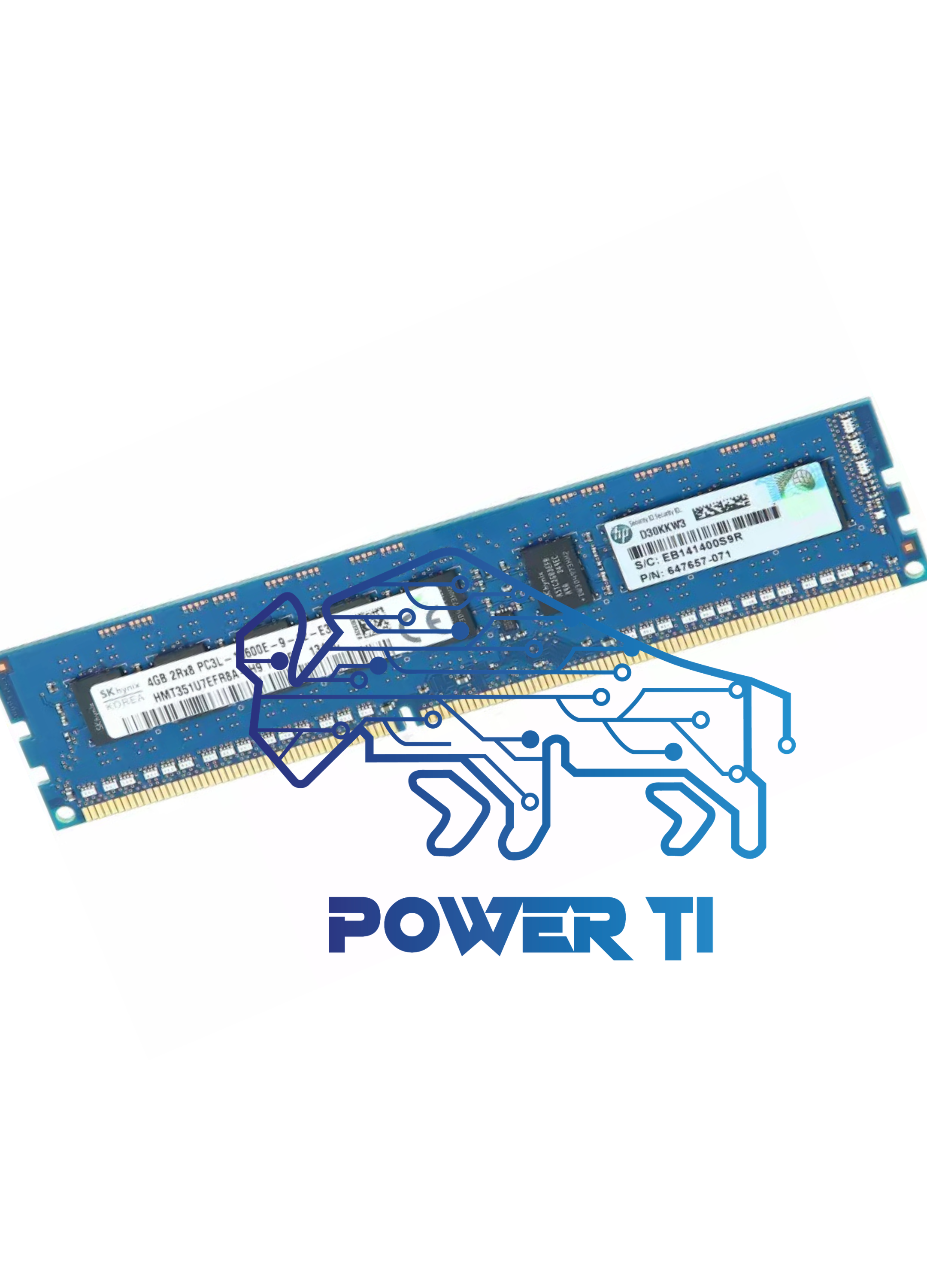HP Memoria Proliant 4GB PC3L-10600E ECC UDIMMM | 647907-B21 647657-071