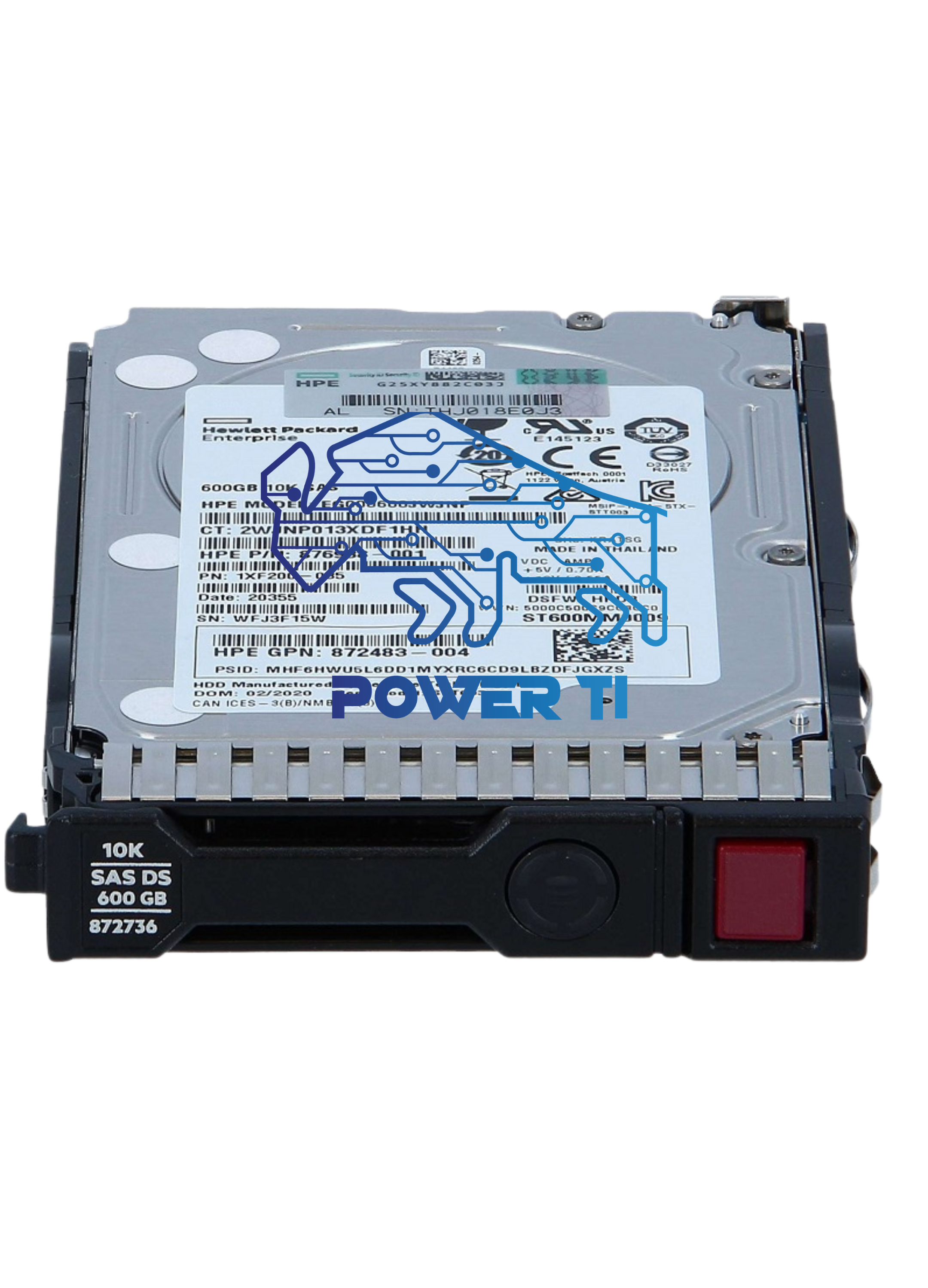 Disco Duro HPE 600GB SAS 10K SFF SC DS HDD | 872477-B21 872736-001