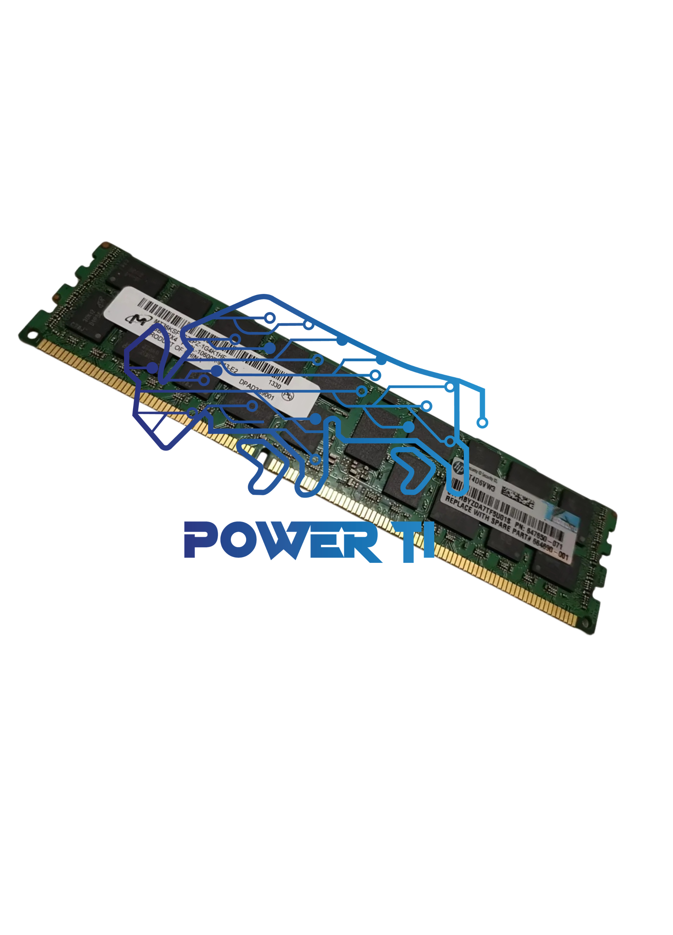 HP Memoria Proliant 8GB PC3L-10600R LV RDIMM | 647897-B21 664690-001 647650-071