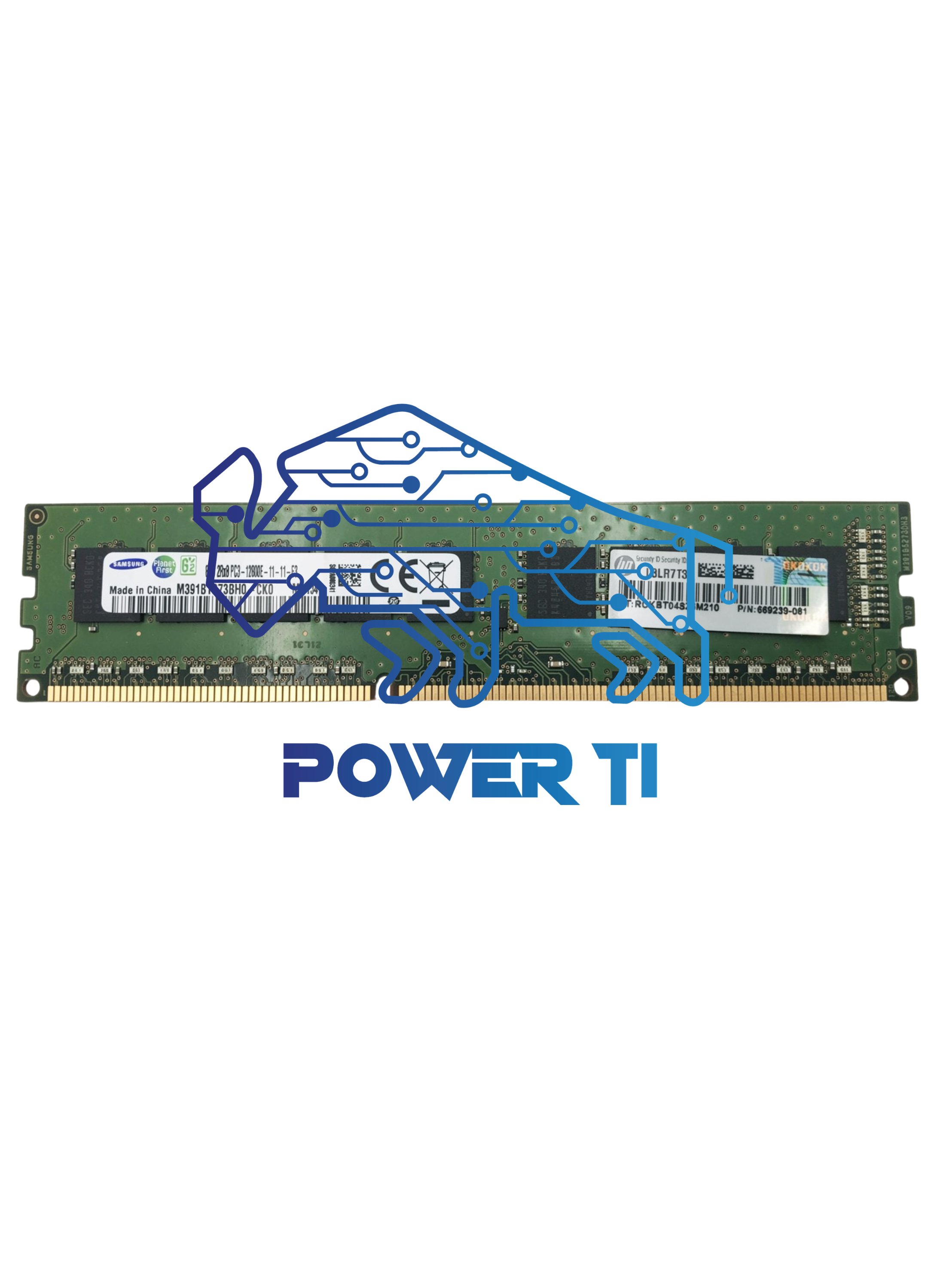 HP Memoria Proliant 8GB PC3-12800E ECC UDIMMM | 669324-B21 684035-001 669239-081