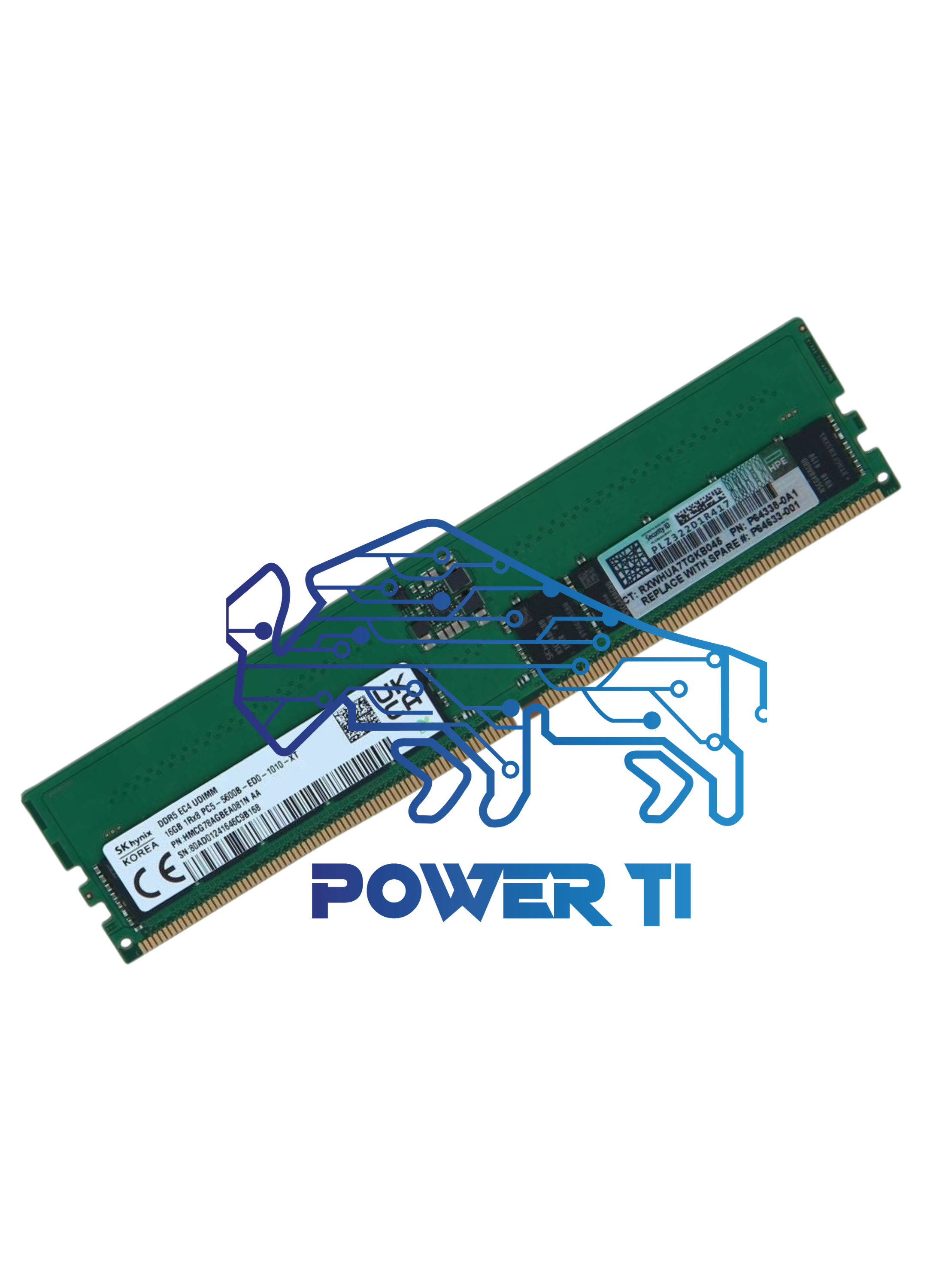Hpe Memoria 16GB PC5-4800B ECC UDIMM | P64336-B21 P64633-001 P64338-0A1