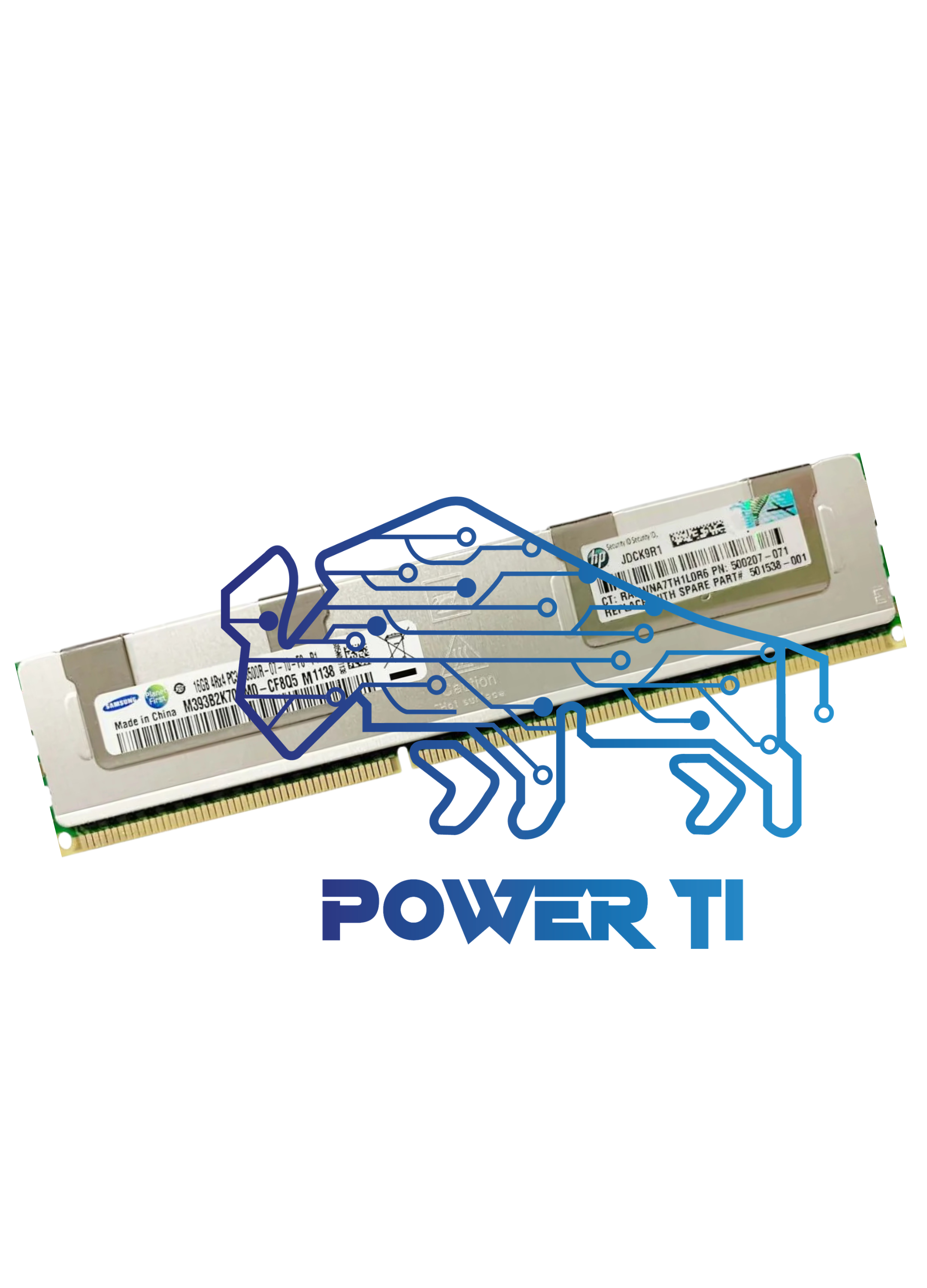 HP Memoria Servidor 16gb Pc3-8500r | 500666-B21 501538-001 500207-071
