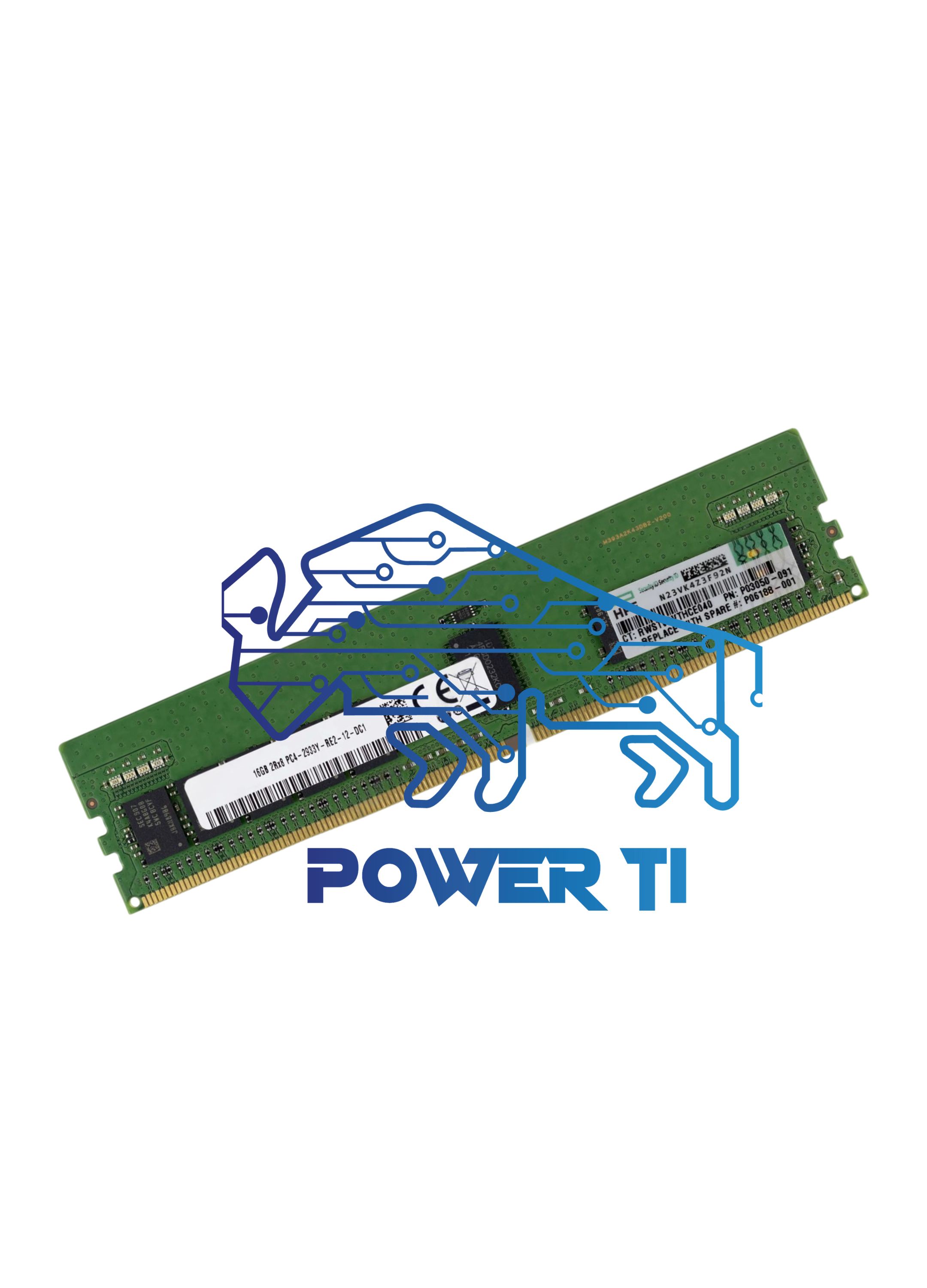 HPE Memoria Proliant 16GB PC4-2933Y RDIMM | P00922-B21 P03050-091 P06188-001