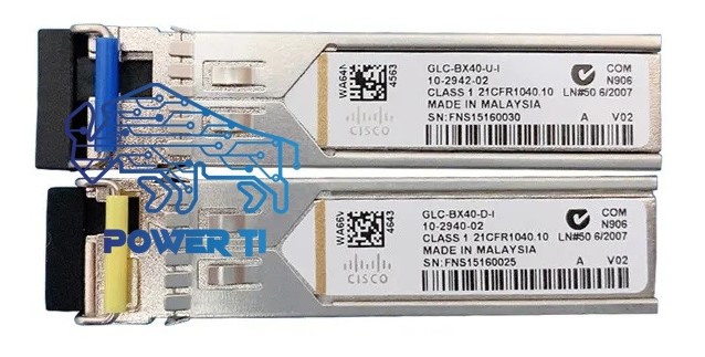 Transceiver Cisco GLC-BX40-U-I  1000BASE-BX40-U-I BiDi SFP Monomodo 40km