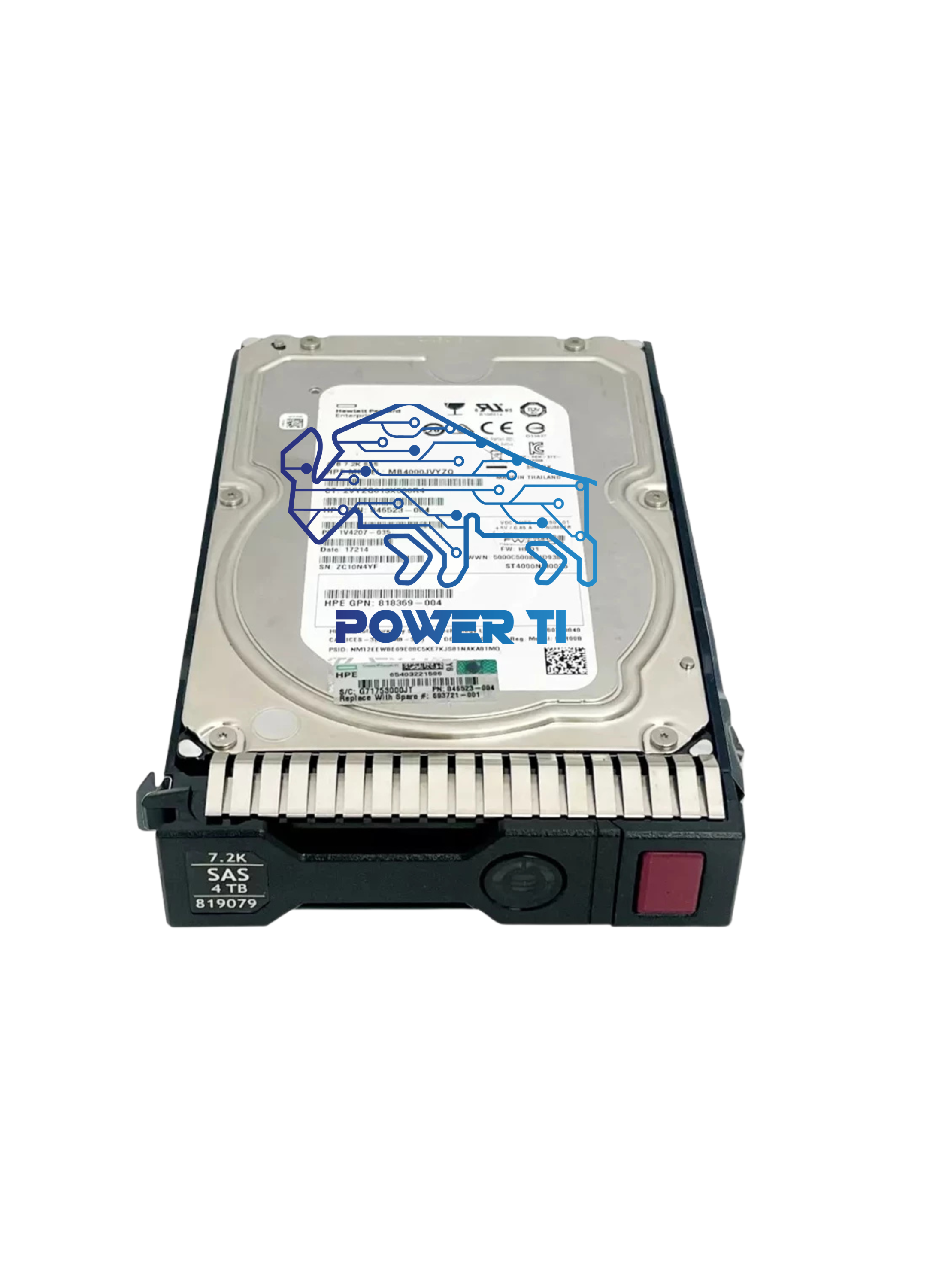 Disco Duro HPE 4TB 12G SAS 7.2K 3.5in MDL SC HDD | 818367-B21 819079-001