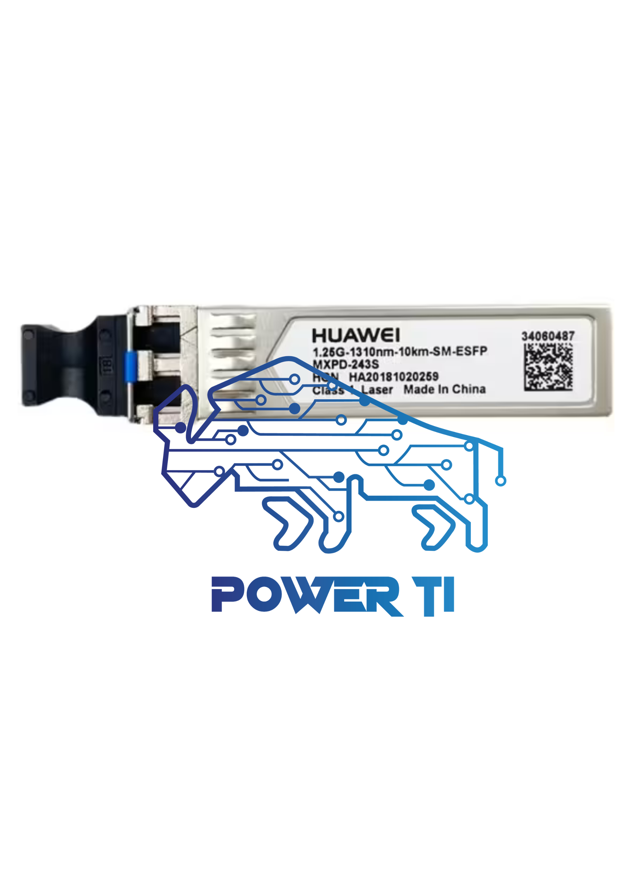 Transceiver HUAWEI MXPD-243S 1.25G 1310nm 10KM SM SFP Monomodo | MXPD-243S